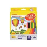 12 Li Super Soft Kuru Boya Mum Boya Jumbo Boy - Kırmızı