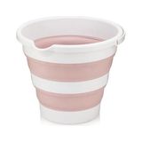 12 Litre Katlanabilir Kova - Akordiyon Katlanır Kova - Araba Kovası - Gri - 32.5 x 27.5 x 6 cm - P - Çok Renkli - 32,5 x 27,5 x 6 cm