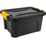 12 Litre Sert Plastik Tek Bölmeli Organizer Kutu, Ev Araba Saklama Kutusu - Ev Banyo Düzenleyici, Dolap Düzenleyici, Saklama, Kutu, Organizer, Eşya Düzenleme,Darbeye Dayanıklı
