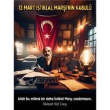 12 Mart Istiklal Marşının Kabulü, Okul Etkinlik,fotoğraf Çekimi,kumaş Arka Fon 200X250EKLEME Dikişli