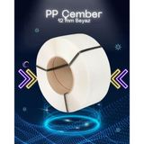 12 Mm Beyaz Pp Çember ( Polipropilen) Makine Çemberi ( Koli Kapama , Koli Koruma Çemberi