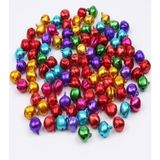 12 mm Karışık Renk Kulplu Zil,çan,çıngırak,metal Amigurumi Zili,takı Aksesuar Yapımı (100)