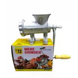 12 Numara Metal Döküm Kollu Çelik Et Kıyma Makinesi