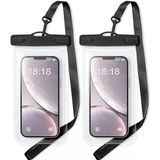 1/2 Paket Su Geçirmez Telefon Kılıfı İphone 17 16 15 Pro Max Ve Galaxy S24+/S23 İle Uyumlu 7 İnç Kordonlu Su Geçirmez Telefon Kılıfı, Ipx8 Plaj Seyahatinde Olması Gerekenler, Plaj Temelleri