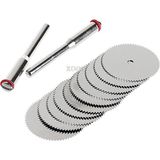 12 Parça 25 mm Dremel Ahşap Cam Saç Kesme Diski Minii Dairesel