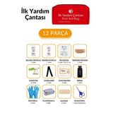 12 Parça İlk Yardım Çantası Seti Acil Durum Ve İlk Yardım Seti