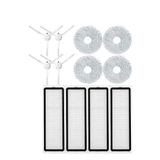 12 Parça Mi Vacuum Mop X10 Plus / X20 Plus-S10 Plus / S20 Plus Robot Süpürge Hepa Filtre,Fırça Mop Paspas Bez Yedek Parça Aksesuar Seti