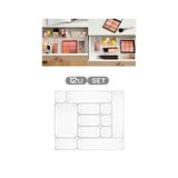 12 Parça Punto Organizer - Banyo Makyaj Takı Düzenleyici - Çekmece Içi Düzenleyici Organizer