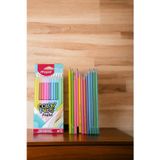 12 PASTEL RENK KURU BOYA BOYA KALEMİ SETİ COLOR PEPS PASTEL RENK 12 Lİ