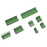 12 Pin 5.08mm Dişi Geçmeli Yeşil Klemens