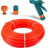1/2" Premium Bahçe Sulama Araba Yıkama Hortum Seti - 20 m