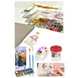 12 Renk Brons Sulu Boya 25X35 Cm Telli Spralli Resim Defteri Resim Paleti Resim Fırçası Temizleme Kabı Suluboya Okul
