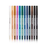 12 Renk Neon Ultra Yağlı Jel Göz Kalemi Renkli Eyeliner Renkli