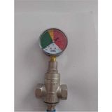 1/2 Su Basınç Düşürücü Dms 63MM 0 10 Bar Manometre Y-A60 - Ahşap