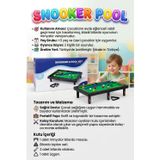 12 Toplu 2 Istakalı Taşınabilir 47,5Cm Eğitici Bilardo Ve Masası Eğitici Spor Oyuncağı