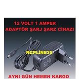 12 VOLT 1 AMPER ADAPTÖR ŞARJ CİHAZI ALETİ ADSL VDSL MODEM ADAPTÖR
