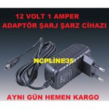 12 VOLT 1 AMPER ADAPTÖR ŞARJ CİHAZI ŞERİT LET LED ADAPTÖRÜ
