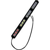 12 Volt 12 Ledli 12 Watt 4 Renkli Kırmızı-Mavi-Amber-Beyaz Animasyonlu Çakar Modül LED (5 Adet) - 1 m