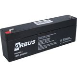 12 Volt - 2.2 Amper Yatık Uzun Akü (178X34X60MM)