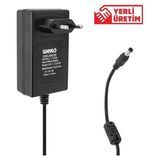 12 Volt 3.2 Amper 38 Watt Plastik Kasa Priz Tipi Adaptör (5.5x2.5 Uçlu)