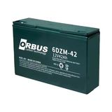 12 Volt 42 Amper Elektrikli Bisiklet Aküsü 6Dzm-42 (270X77x170 Mm)