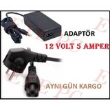 12 VOLT 5 AMPER PRİZ TİPİ PLASTİK ADAPTÖR