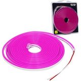 12 Volt 5 Metre Silikonlu Mor Neon LED Şerit - Çok Renkli