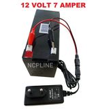 12 Volt 7 Amper Akü Ve Akü Şarj Aleti Pilsan Akülü Oyuncak Araba Uyumlu Akü Şarz Seti Kiti