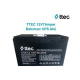 12 Volt 7a Akü -12v 7 Ah Ups Plus Akü 2024 Üretim