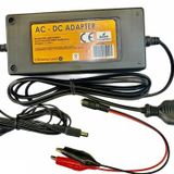 12 VOLT AKÜLER ŞARZ ADAPTÖRÜ 3.5 AMPER KURU TİP AKÜ ŞARJ ŞARZ CİHAZI EXTRA MAŞALI TİMSAH KABLO