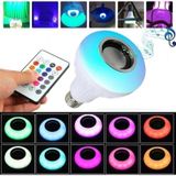 12 W Uzaktan Kumandalı Bluetooth Hoparlör Rgb Led Ampul