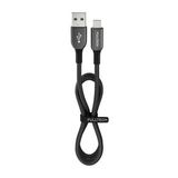 12 Watt 2.4A Usb-A To Lightning 1.2M Hizli Sarj Kablosu Siyah Fc35