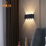 12 Watt Gün Işığı Dekoratif Işık Süzmeli Led Aplik, Modern Led Armatür, İç Ve Dış Mekan Modern Aplik Siyah
