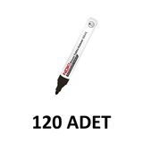 120 Adet 1664S Yazı Tahtası Kalemi Yuvarlak Uç Siyah