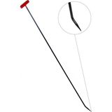 120 cm 16 mm Çap Tek Kıvrımlı Sivri Uç Boyasız Göçük Düzeltme Çubuğu, Pdr Çubuk