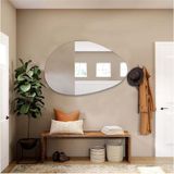 120 cm Asimetrik Duvar Dekorasyon Aynası - Konsol Üstü Salon Dekorasyon Aynası-170