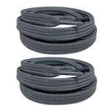 120 cm Yassı Spor Ayakkabı Bağcığı, Sneakers Bağcık, Yassı Ayakkabı Bağcığı 1 Çift (GRİ)