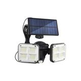 120 Led Solar Lamba 20W Güneş Enerjili Su Geçirmez Şarjlı Hareket Sensörlü Dış Mekan Aydınlatma