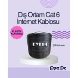 120 Metre Internet , Cat6 , Dış Mekan Ethernet Kablosu, 23 Awg Kalın , Sağlam Ağ Kablo, Uzun Internet Kablosu, Gigabit Network , 120M Kablo, Dış Ortam I