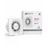 120 Mm 5 İnç Banyo Aspiratörü Havalandırma Fanı 15W Beyaz