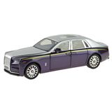 1:20 Olcek Die-Cast Model Super Lux Araba Metal Isikli 26Cm Mor