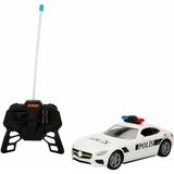 1:20 Ölçekli Suncon Beyaz Uzaktan Kumandalı Polis Araba 21 cm 3 - 6 Yaş için Işık ve Detaylı Tasarım