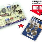 120 Parça Gravür Dremel Uç Seti Hobi Seti proxxon Kesme Zımpara Polisaj set
