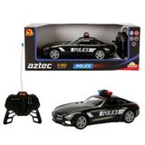 1:20 Suncon Aztek Işıklı Uzaktan Kumandalı Polis Arabası - Siyah
