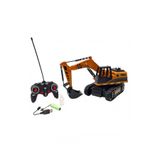 1/20 Uzaktan Kumandalı Ekskavatör Şarjlı Işıklı Duman Çıkaran İş Makinesi Paletli Excavator RD105A-EXCAVATOR