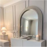 120 x 100 cm Dekoratif Tasarım Ahşap Konsol Üstü Duvar Aynası - Pinterest Duvar Dekor Aynası - 56