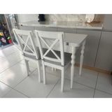 120 x 45 cm Katlanır Mutfak Masa Takımı - Beyaz