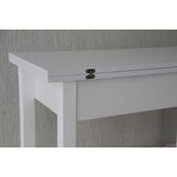 120 x 45 cm Katlanır Mutfak Masası - Beyaz - 120 x 45 cm