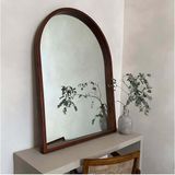 120 x 90 cm Dekoratif Tasarım Ahşap Konsol Üstü Duvar Aynası - Pinterest Duvar Dekor Aynası - 54