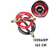1200 AMPER AKÜ TAKVİYE KABLOSU 1.63MT - PENCERELİ BEZ ÇANTALI (5545)